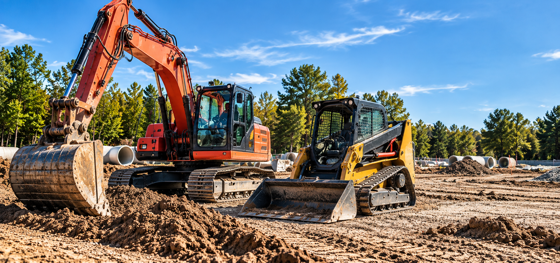 iDig system on excavator and compact track loader