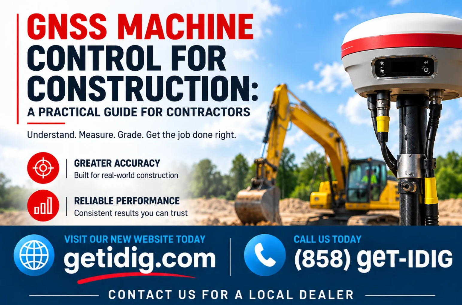 GNSS Machine Control for Construction: A Practical Guide for Contractors