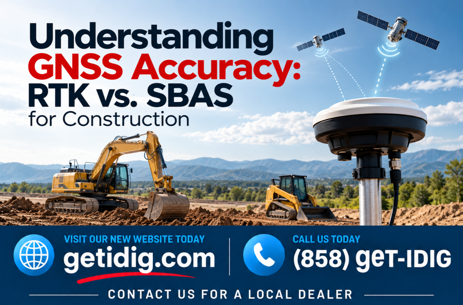 Understanding GNSS Accuracy: RTK vs. SBAS for Construction